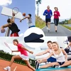 3 vnt. šiltos sportinės galvos juostos: ausų šildytuvai