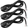 3 vnt. Usb-c jungties laidas su atvirais galais, 100 cm, 5v 3a