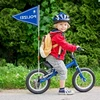 3 Vnt. Vaikiškos Dviračių Vėliavėlės su Laikikliu