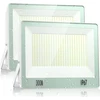 300w Led lauko prožektorius - 2 vnt. 30000lm lauko Led prožektorius su Led transformatoriumi ir vandeniui atspariu Ip67, 7000k šaltai balta šviesa, lauko apšvietimas gamyklai, kiemui, stadionui, garažui