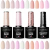 3+1 Claresa Rubber Base kaučiukinė bazė + Top Diamond rinkinys 4vnt spalvos