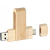 32gb Usb-c Otg medinis pendrive su Jūsų logotipu