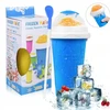 330ml puodelis ledams, granitas, šerbetams, slushy, šaldytiems gėrimams, mėlynas