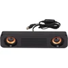 Kompiuterio kolonėlės 3,5 mm kompiuterio garsiakalbis, laidinė soundbar, 360° stereo stalinė žemų dažnių garsiakalbio soundbar, laidinis usb ilgas garsiakalbis /planšetėms/staliniams kompiuteriams/nešiojamiesiems kompiuteriams/pc