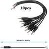 3.5 mm Trrs 4 kontaktų garso kištukas litavimui, 10 vnt.