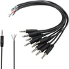 3.5 mm Trrs 4 kontaktų garso kištukas litavimui, 10 vnt.