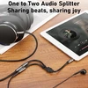 3.5 mm Y-splitter Audio Kabelis, 0.2m