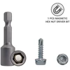 (350 vnt. pakuotė) Din 7504 K cinkuoto plieno 4.2 x 16 mm sraigtai, savaime gręžiantys sriegikliai su šešiabriaune galvute ir poveržle (350, 4.2 x 16 mm)