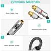 3.5mm į 2 Rca Moteriškas Adapteris, Paauksuotas Garso Kabelis