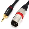 3.5mm Mini Jack Stereo į Xlr Male Mikrofono Kabelis 3m