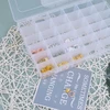 36 skyrių dėžutė daiktams, reguliuojama plastikinė rūšiavimo dėžutė, dėžutė papuošalams, organizatoriaus dėžutė, konteineris, dėklas, asortimento dėžutės, dėžutė papuošalams, įrankių konteineris mini prekėms, rūšiavimo dėžutės (skaidri)