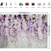 3,6 x 3 m nuotraukų fonas gėlių siena 3d violetinės gėlės fotografijos fonas mergaičių gimtadienio vakarėlis vestuvių nuotakos vakarėlio dekoracijos portretų fotosesijos reklaminis skydelis foto studijos rekvizitai