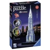 3d dėlionė pastatai naktį: Chrysler Building dangoraižis Ravensburger