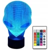 3d Led Ufo Alien Naktinė Lempa su Nuotolinio Valdymo Pulteliu