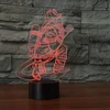 Pakabinamas šviestuvas 3d ugniagesių optinių iliuzijų led lempos nuotolinio valdymo pultas puikus 7/16 spalvų keitimas jutiklinis stalo naktinis šviestuvas su usb laidu vaikų miegamajam gimtadienio dovanos dovana