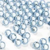 3M 90 vnt. 3d iliuzijos stebuklingų karoliukų rinkinys, 12 mm stebuklingi karoliukai, siuvinėjimui, akriliniai karoliukai papuošalų gamybai, gražūs apšvietime, „pasidaryk pats“ apyrankių ir vėrinių gamybai (violetiniai)