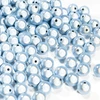 3M 90 vnt. 3d iliuzijos stebuklingų karoliukų rinkinys, 12 mm stebuklingi karoliukai, siuvinėjimui, akriliniai karoliukai papuošalų gamybai, gražūs apšvietime, „pasidaryk pats“ apyrankių ir vėrinių gamybai (violetiniai)