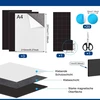 3M Magnetinė plėvelė A4, 3 vnt., 1 mm, lipni, su metalinėmis plokštelėmis