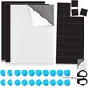 3M Magnetinė plėvelė A4, 3 vnt., 1 mm, lipni, su metalinėmis plokštelėmis