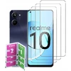 3x Grūdintas stiklas Realme 10 4g ekranui