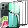 3x Grūdintas stiklas Realme C61, pilnas 5d stiklas per visą ekraną