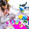 4 apvalių skylių muštukų rinkinys: 8 mm / 16 mm / 25 mm / 38 mm popieriaus skylių muštukas, motyvų muštukas, apskritimo motyvo skylių muštukų rinkinys dovanų etiketėms, rankdarbiams, scrapbooking'ui, nuotraukų albumui ir atvirukams