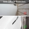 4 dalių automobilio durelių apsaugos bamperis, apsauga nuo susidūrimų, automobilio avarijos strypas, apsauga nuo trinties, dekoratyvinės juostelės
