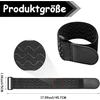 4 elastinių velcro dirželių pakuotė, elastiniai juostiniai dirželiai su velcro užsegimais, 5 x 45.7 cm pakavimo dirželiai velcro juosta, daugkartinio naudojimo, lankstūs, universalūs velcro dirželiai dviračiui, sandėliavimui, sodui