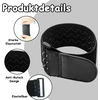4 elastinių velcro dirželių pakuotė, elastiniai juostiniai dirželiai su velcro užsegimais, 5 x 45.7 cm pakavimo dirželiai velcro juosta, daugkartinio naudojimo, lankstūs, universalūs velcro dirželiai dviračiui, sandėliavimui, sodui