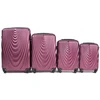 Kelioninis 4 lagaminų komplektas su praplėtimu Falcon Wings 304 (lms, Xs) Burgundy, Abs+