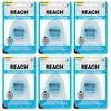 Dantų šepetėlis (4 pakuotės) Reach Ultra Clean Floss Mint dantų siūlas – 30 jardų, gamintojas Listerine