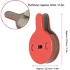 4 poros dviračių diskinių stabdžių kaladėlių, suderinamos su dervos stabdžių kaladėlėmis, dviračių diskinės stabdžių kaladėlės, Bb5 M446 elektrinio dviračio diskinės stabdžių kaladėlės dervos pusiau metalinės kalnų dviračio hidraulinės diskinės stabdžių k