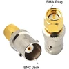 4 vnt. Sma į Bnc adapterių rinkinys: Bnc/sma jungtys