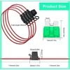 4 x 12awg 30a Vario Laikiklis Saugikliui Vandeniui Atsparus