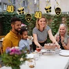 40-ojo gimtadienio dekoracijos, juodo aukso 40-ojo gimtadienio vyriški spiraliniai streamer'iai, kabanti dekoracija, 40-ojo gimtadienio moterų kabantys spiraliniai streamer'iai, vakarėlio dekoracijos namams, viduje ir lauke