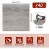 40 vnt. lipnių Pvc grindų plytelių, 30x30 cm, 3.6 m², pilkos