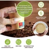 400 vienkartinių kraft popierinių kartoninių kavos puodelių 110 ml / 4 oz puodeliai trumpai kavai, lungo, espresso ir daugiau su atskirai popieriuje įvyniotais mediniais maišikliais