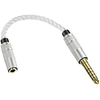4.4mm į 3.5mm Stereo Audio Kabelis Vyras-moteris Ausinėms