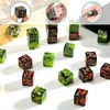 48 mtg cube skaitiklių rinkinys magic the gathering d6 kauliukų skaitiklio žetonas magic cube lojalumas suderinamas su mtg ccg kortų žaidimo priedais su laikymo krepšiais (žalia, raudona, balta, juoda)