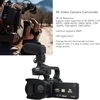 4k Ultra Hd vaizdo kamera, 18x skaitmeninis priartinimas, 3.0 colių Ips jutiklinis ekranas, Wifi 2.4g vlogų vaizdo įrašymo įrenginys su mikrofonu, rankiniu stabilizatoriumi ir nuotolinio valdymo pulteliu