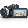 4k vaizdo kamera, 18x skaitmeninis priartinimas wifi vaizdo kamera, 48mp ultra hd vlog'ų kamera, 3.0 colių jutiklinis ekranas skaitmeninė kamera su nuotolinio valdymo pulteliu