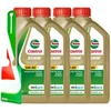 4x Castrol Edge Titanium Fst C3 5w-30 1l alyva / Mb 229.31 229.5 Vw 502 00 505 00 505 01 / 15f7ed