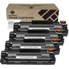 4x Juodo Hp Cb435a 35a tonerio kasetės Hp Laserjet P1005-p1009 spausdintuvams