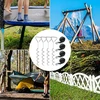 4x trampolino tvirtinimo inkarų rinkinys, patvarūs trampolino diržai
