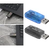 4x Usb 5.1 Išorinės Stereo Garso Plokštės su Mikrofonu