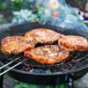 5 dalių bbq grilio kilimėlių rinkinys, nepridegantis, tinklinis, padengtas, daugkartinio naudojimo bbq kepimo priedai griliui, dujinei kepsninei, orkaitei, maisto gaminimui, 40 x 33 cm