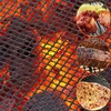 5 dalių bbq grilio kilimėlių rinkinys, nepridegantis, tinklinis, padengtas, daugkartinio naudojimo bbq kepimo priedai griliui, dujinei kepsninei, orkaitei, maisto gaminimui, 40 x 33 cm