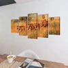 Plakatas 5 dalių didelis paveikslas "vanduo ir gamta", 170x100 cm
