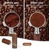 5 dalių kavos grūstuvo rinkinys 51 mm, espresso grūstuvo rinkinys su dugnu neturinčiu portafiltru 51 mm su 3 auselėmis, espresso grūstuvas, espresso kilimėlis, wdt įrankis, suderinamas su Delonghi Dedica Ec685, Ec680, Ec785, Ec885