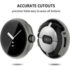 5 dėklų rinkinys, suderinamas su Google Pixel Watch 3/2/1 (41 mm) - ekrano apsauga, dėklas, apsauginis stiklas + kietas pc dėklo dangtelis